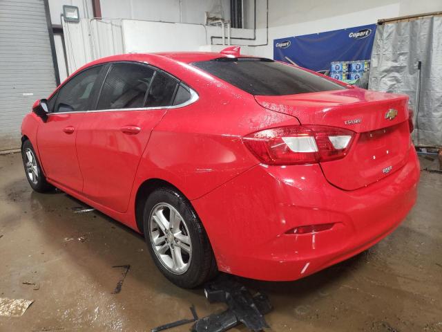 1G1BE5SM1H7163632 - 2017 CHEVROLET CRUZE LT RED photo 2