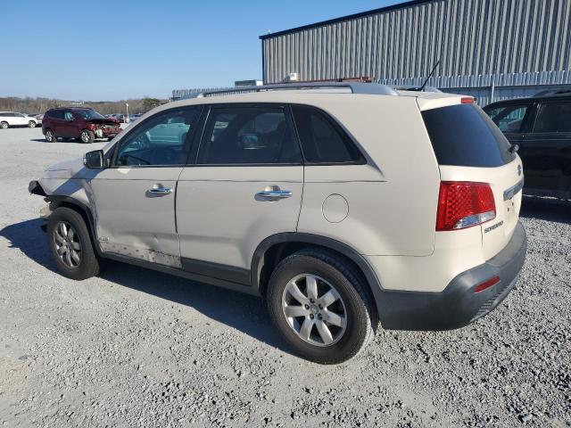 5XYKTCA17BG004908 - 2011 KIA SORENTO BASE BEIGE photo 2