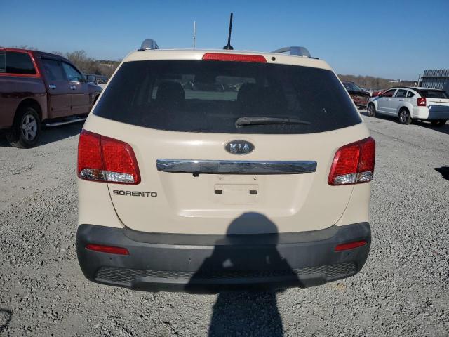 5XYKTCA17BG004908 - 2011 KIA SORENTO BASE BEIGE photo 6