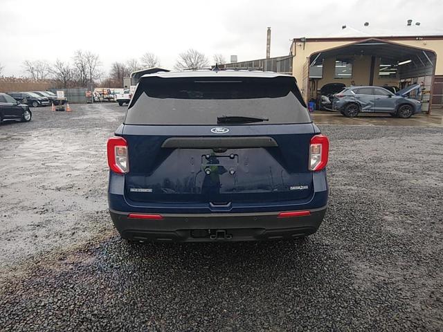 1FM5K8AB5NGB03200 - 2022 FORD EXPLORER POLICE INTERCEPTOR Blau Foto 12