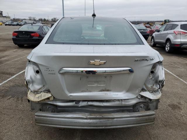 1G1JC5SH8F4176381 - 2015 CHEVROLET SONIC LT SILVER photo 6