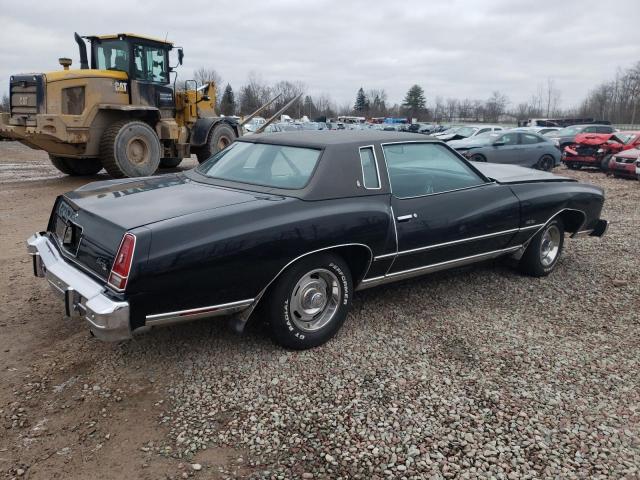 1H57V6K456207 - 1976 CHEVROLET MONTECARLO BLACK photo 3