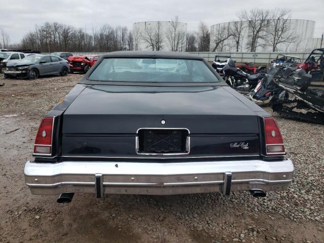 1H57V6K456207 - 1976 CHEVROLET MONTECARLO BLACK photo 6