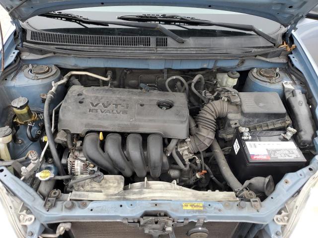 2T1KR32E48C705572 - 2008 TOYOTA COROLLA MA XR BLUE photo 11