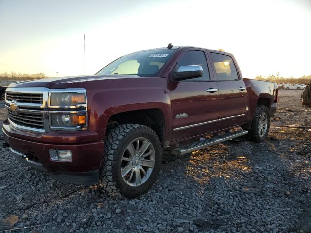 3GCUKTEJ4EG483266 - 2014 CHEVROLET SILVERADO K1500 HIGH COUNTRY MAROON photo 1