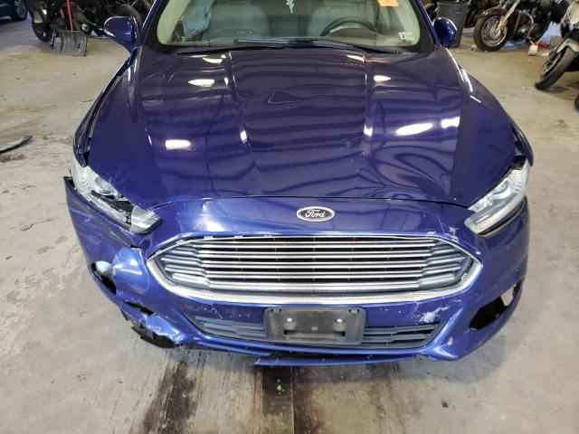 3FA6P0H7XGR255469 - 2016 FORD FUSION SE BLUE photo 11