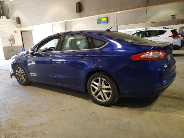 3FA6P0H7XGR255469 - 2016 FORD FUSION SE BLUE photo 2