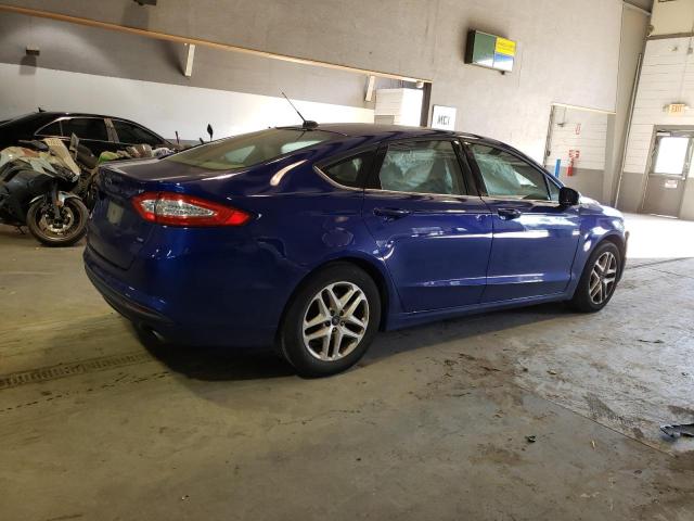 3FA6P0H7XGR255469 - 2016 FORD FUSION SE BLUE photo 3