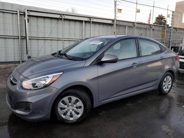 KMHCT4AE0GU159265 - 2016 HYUNDAI ACCENT SE GRAY photo 1