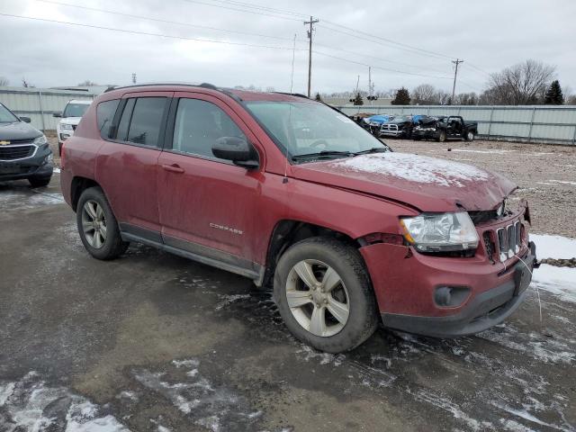 1C4NJDEB6CD572577 - 2012 JEEP COMPASS LATITUDE RED photo 4