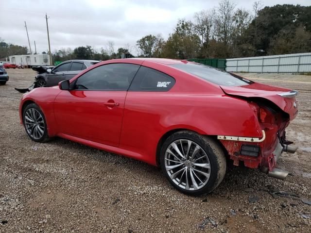 JN1CV6EL1BM262774 - 2011 INFINITI G37 RED photo 2