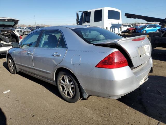 1HGCM568X7A050874 - 2007 HONDA ACCORD EX SILVER photo 2