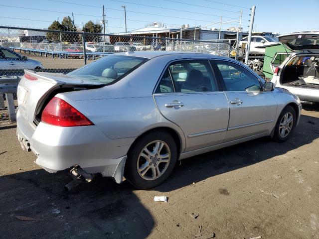 1HGCM568X7A050874 - 2007 HONDA ACCORD EX SILVER photo 3