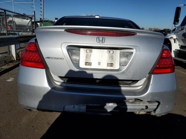 1HGCM568X7A050874 - 2007 HONDA ACCORD EX SILVER photo 6