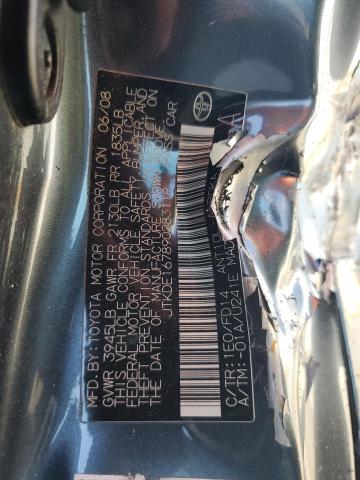 JTKDE167890283119 - 2009 TOYOTA SCION TC გრაფიტი ფოტო 12