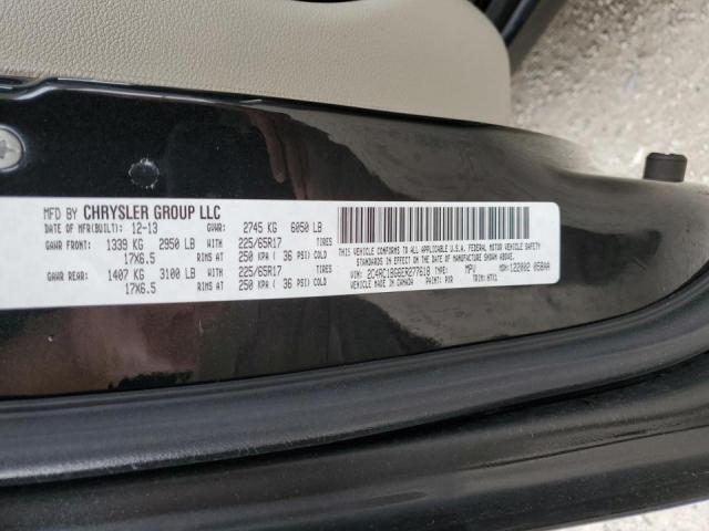 2C4RC1BG6ER277618 - 2014 CHRYSLER TOWN & COU TOURING BLACK photo 14