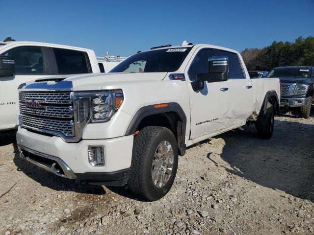 1GT49REY0NF111596 - 2022 GMC SIERRA K2500 DENALI WHITE photo 1