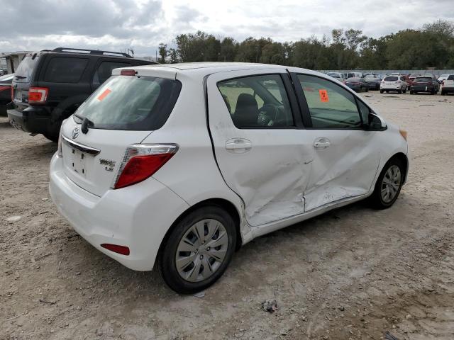 JTDKTUD33DD546379 - 2013 TOYOTA YARIS WHITE photo 3