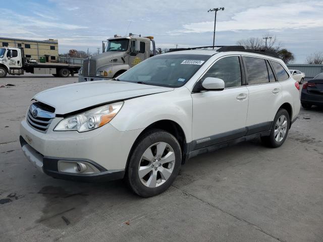 4S4BRBKC3B3417286 - 2011 SUBARU OUTBACK 2.5I LIMITED WHITE photo 1