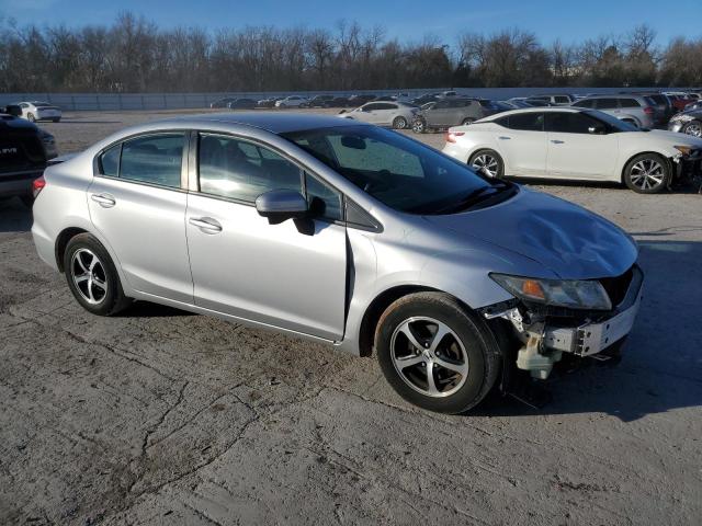 19XFB2F7XFE100434 - 2015 HONDA CIVIC SE SILVER photo 4