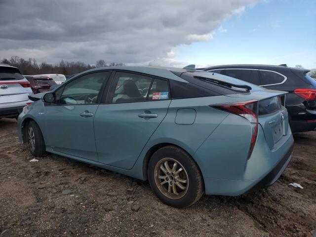 JTDKARFU2G3013779 - 2016 TOYOTA PRIUS BLUE photo 2