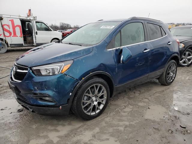 KL4CJ1SB1KB873420 - 2019 BUICK ENCORE SPORT TOURING BLUE photo 1