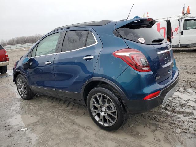 KL4CJ1SB1KB873420 - 2019 BUICK ENCORE SPORT TOURING BLUE photo 2