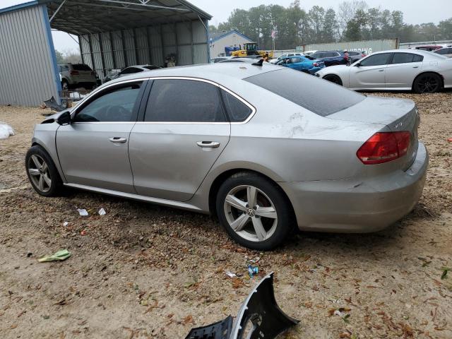 1VWBP7A36CC096092 - 2012 VOLKSWAGEN PASSAT SE GRAY photo 2