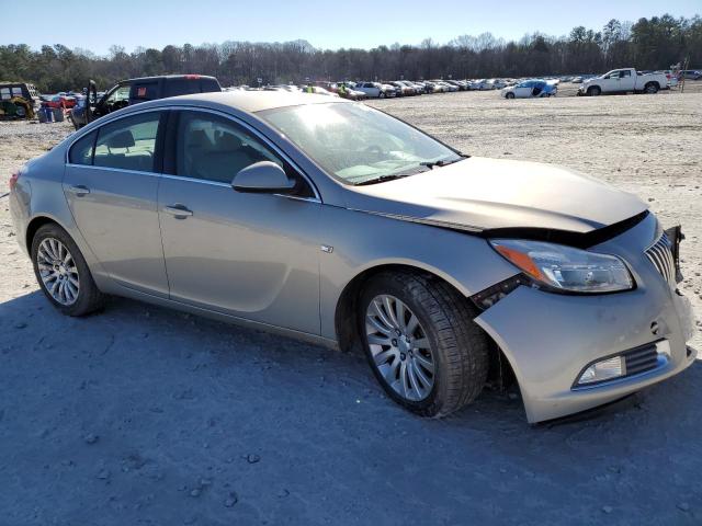 W04GN5EC3B1101847 - 2011 BUICK REGAL CXL BEIGE photo 4