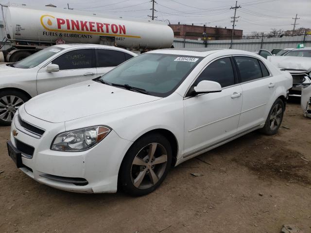 1G1ZC5E17BF212416 - 2011 CHEVROLET MALIBU 1LT WHITE photo 1