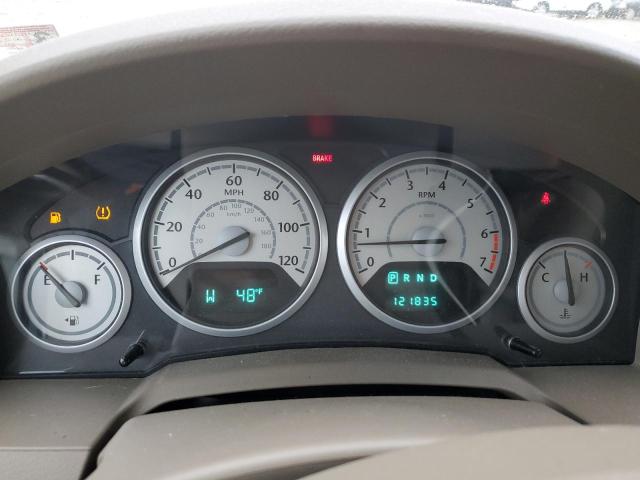 2A8HR54P38R720139 - 2008 CHRYSLER TOWN & COU TOURING GRAY photo 9