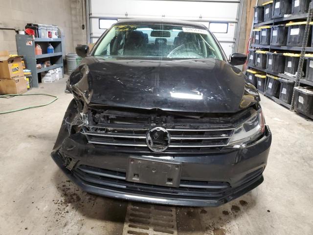 3VW2B7AJ7HM236220 - 2017 VOLKSWAGEN JETTA S BLACK photo 5