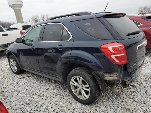 2GNFLFEK6H6306399 - 2017 CHEVROLET EQUINOX LT BLUE photo 2