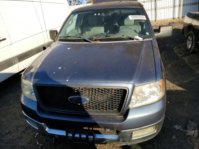 1FTPX14595NA56860 - 2005 FORD F150 BLUE photo 5