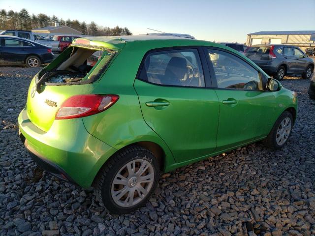 JM1DE1HZ1B0114040 - 2011 MAZDA MAZDA2 GREEN photo 3