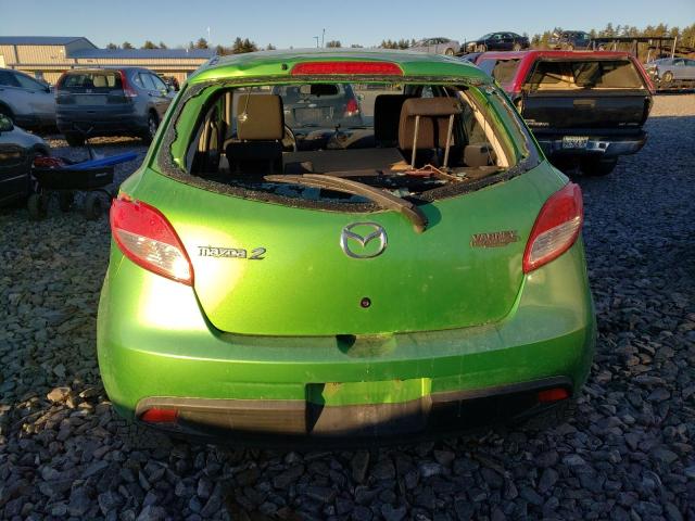 JM1DE1HZ1B0114040 - 2011 MAZDA MAZDA2 GREEN photo 6