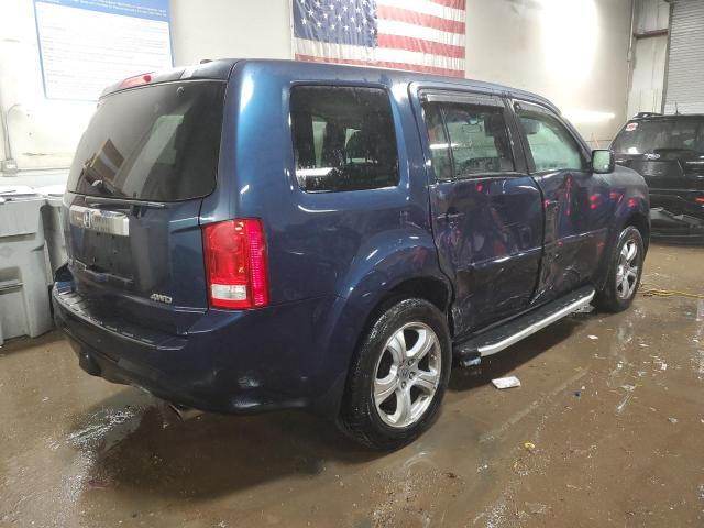 5FNYF4H48CB002004 - 2012 HONDA PILOT EX BLUE photo 3