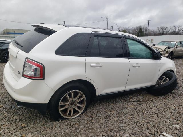 2FMDK4JC7ABB67544 - 2010 FORD EDGE SEL WHITE photo 3