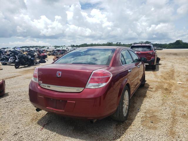 1G8ZV57758F120887 - 2008 SATURN AURA XR RED photo 4