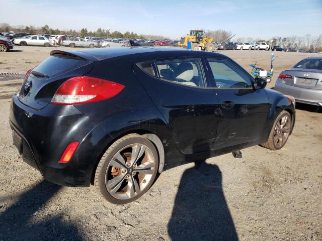 KMHTC6AD7CU079653 - 2012 HYUNDAI VELOSTER BLACK photo 3