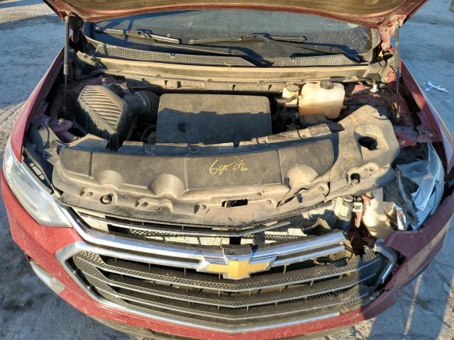 1GNERGKW1MJ160269 - 2021 CHEVROLET TRAVERSE LT 红色 照片 12
