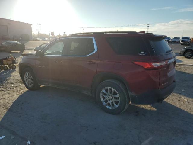 1GNERGKW1MJ160269 - 2021 CHEVROLET TRAVERSE LT 红色 照片 2