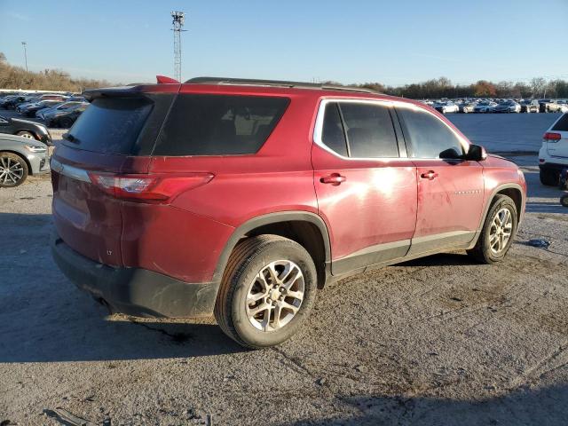 1GNERGKW1MJ160269 - 2021 CHEVROLET TRAVERSE LT 红色 照片 3