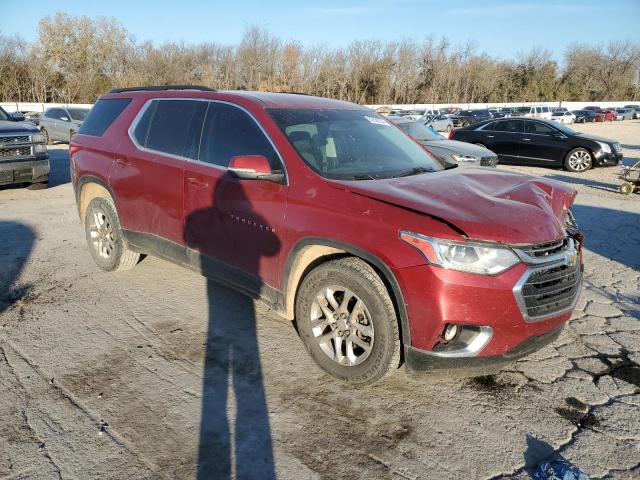 1GNERGKW1MJ160269 - 2021 CHEVROLET TRAVERSE LT 红色 照片 4