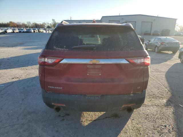 1GNERGKW1MJ160269 - 2021 CHEVROLET TRAVERSE LT 红色 照片 6