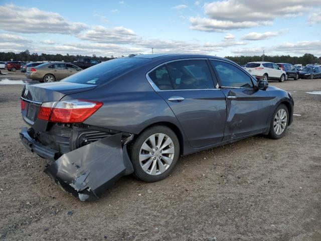 1HGCR2F85EA065022 - 2014 HONDA ACCORD EXL GRAY photo 3