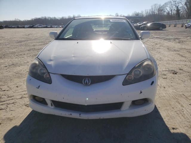 JH4DC54885S018018 - 2005 ACURA RSX WHITE photo 5