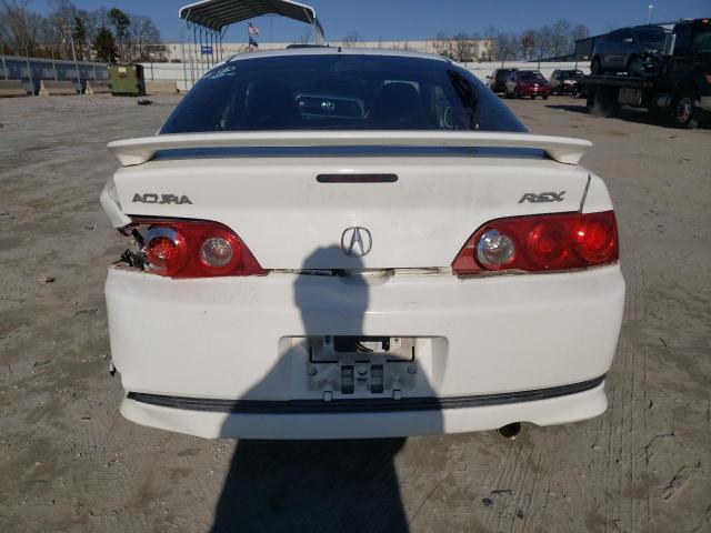 JH4DC54885S018018 - 2005 ACURA RSX WHITE photo 6