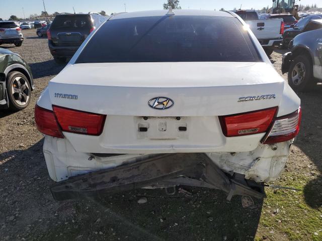 5NPET46C79H450654 - 2009 HYUNDAI SONATA GLS WHITE photo 6