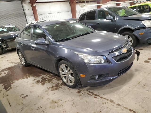 1G1PG5SB7D7291978 - 2013 CHEVROLET CRUZE LTZ BLUE photo 4